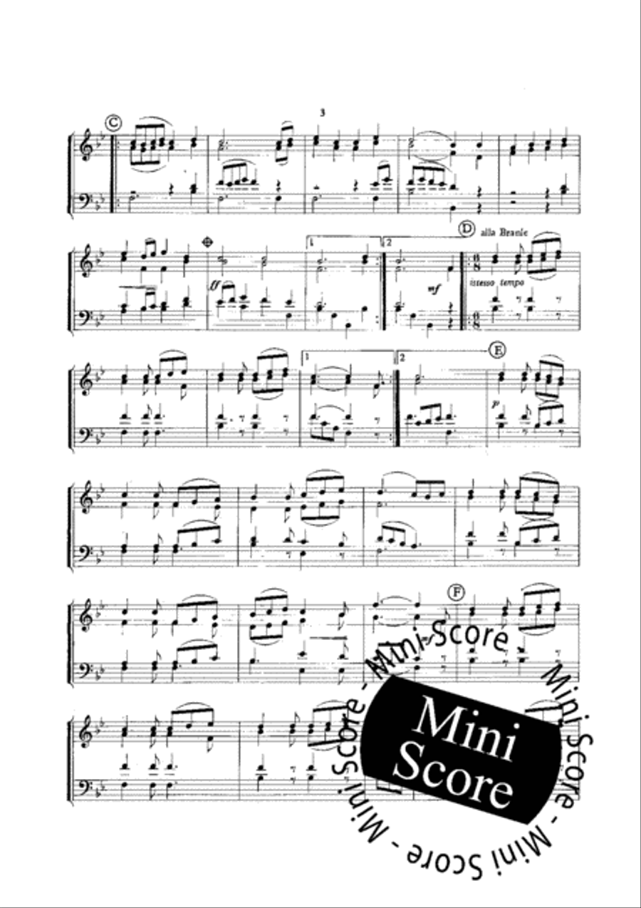 Boismortier Suite Saxophone Quartet scores gallery preview page 6