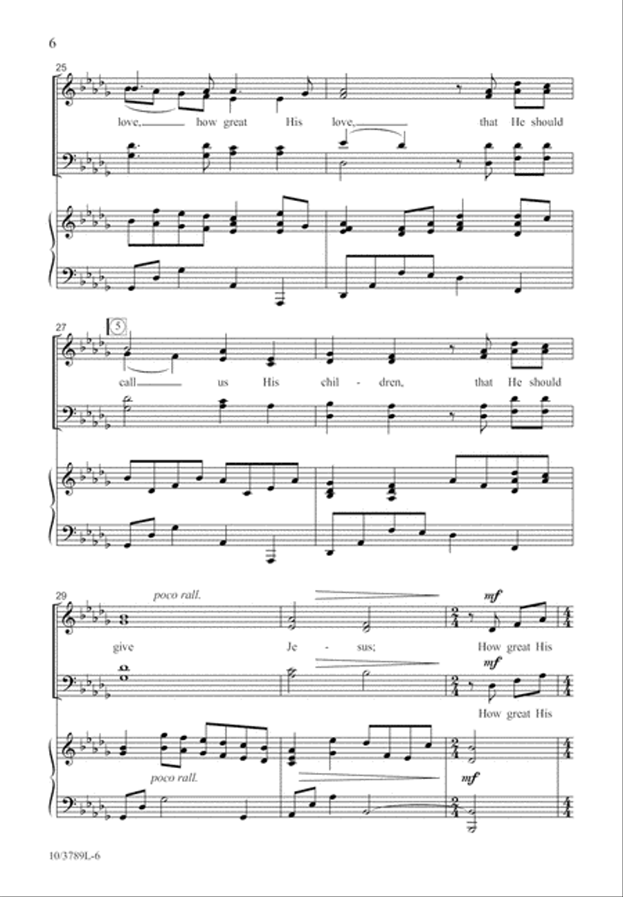 How Great His Love How Great His Love 4-Part scores gallery preview page 7