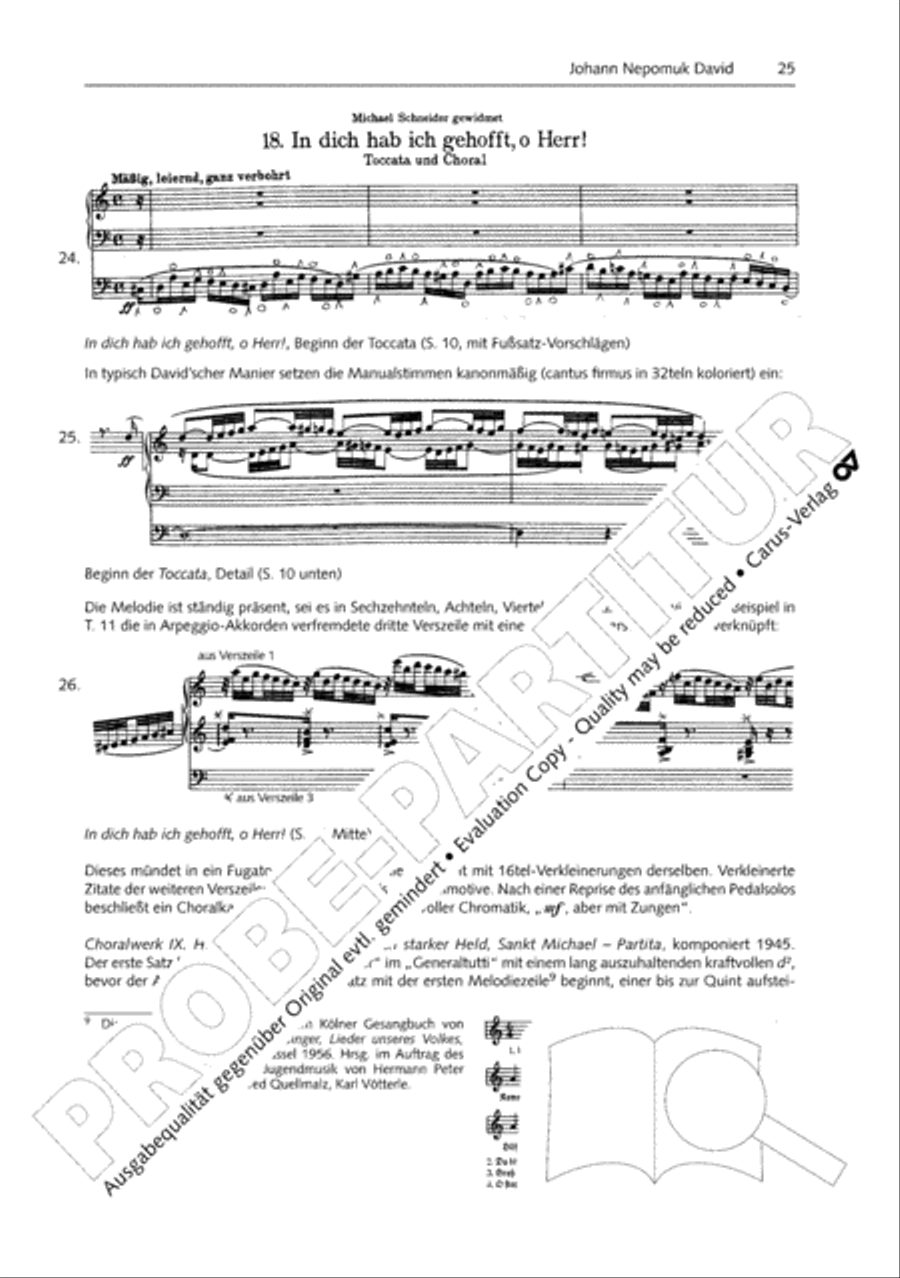 Orgelschule zur historischen Auffuhrungspraxis Organ Solo scores gallery preview page 26