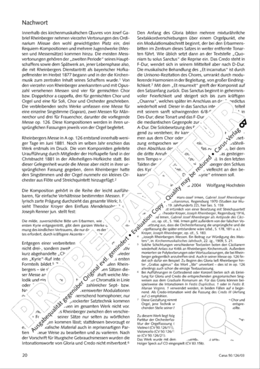Mass in A major SSA scores gallery preview page 21