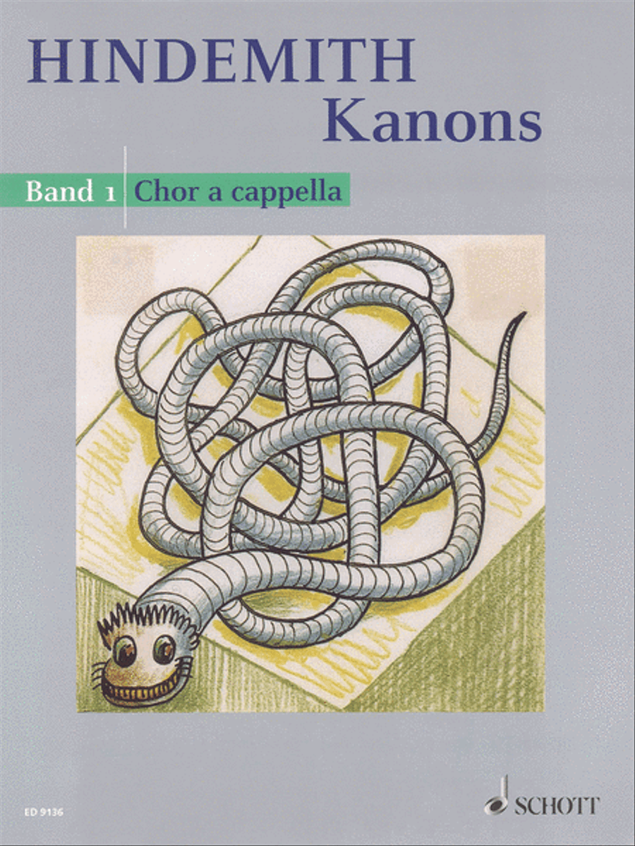 Kanons - Volume 1 4-Part scores gallery preview page 1