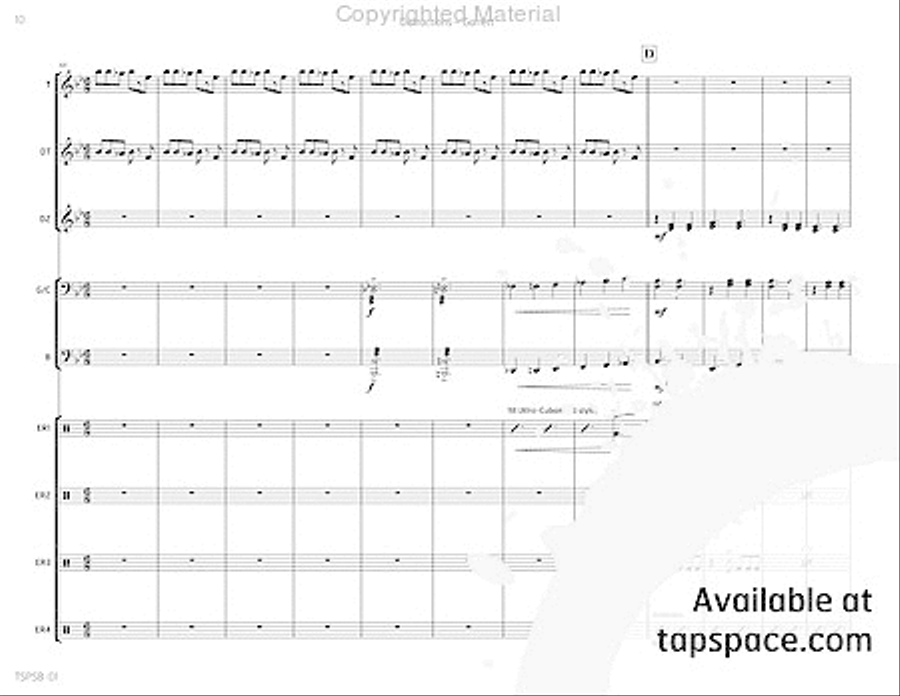 Distractions Steel Drum Band scores gallery preview page 13