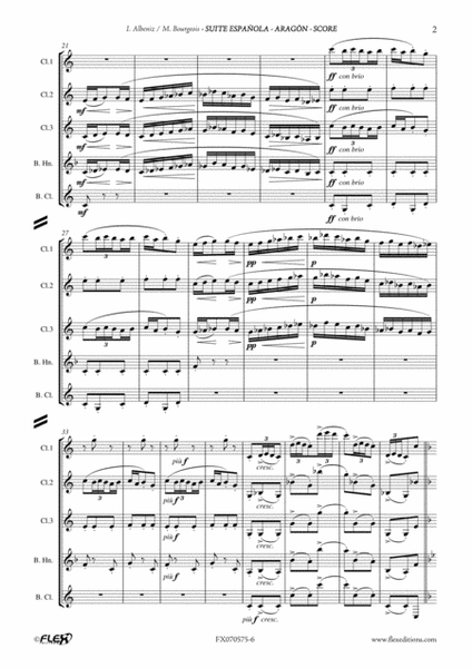 Suite Espanola, Opus 47 - 6: Aragon (Fanatsia) image number null