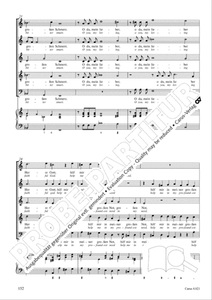 Schein: Israelsbrunnlein. Fontana d'Israel. Complete edition Choir scores gallery preview page 159