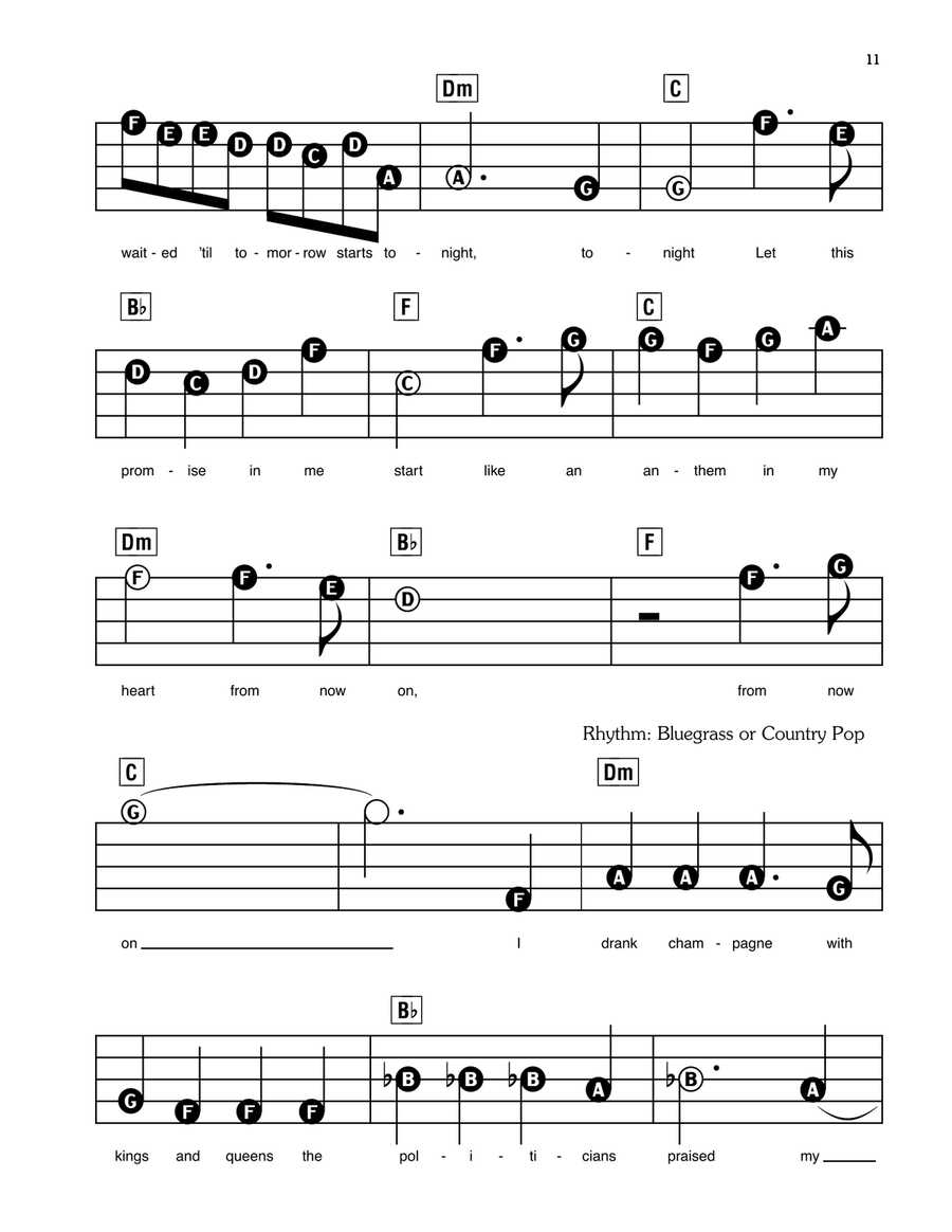 From Now On (from The Greatest Showman) Electronic Keyboard scores gallery preview page 3