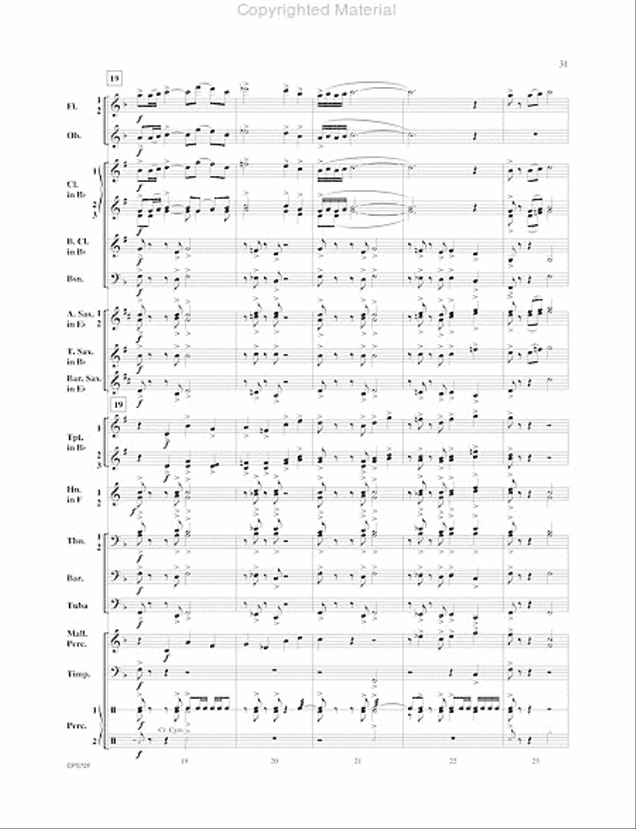 Trilogy Trilogy Concert Band scores gallery preview page 32