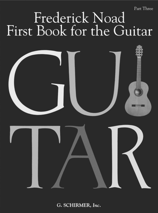 Book cover for First Book for the Guitar – Part 3