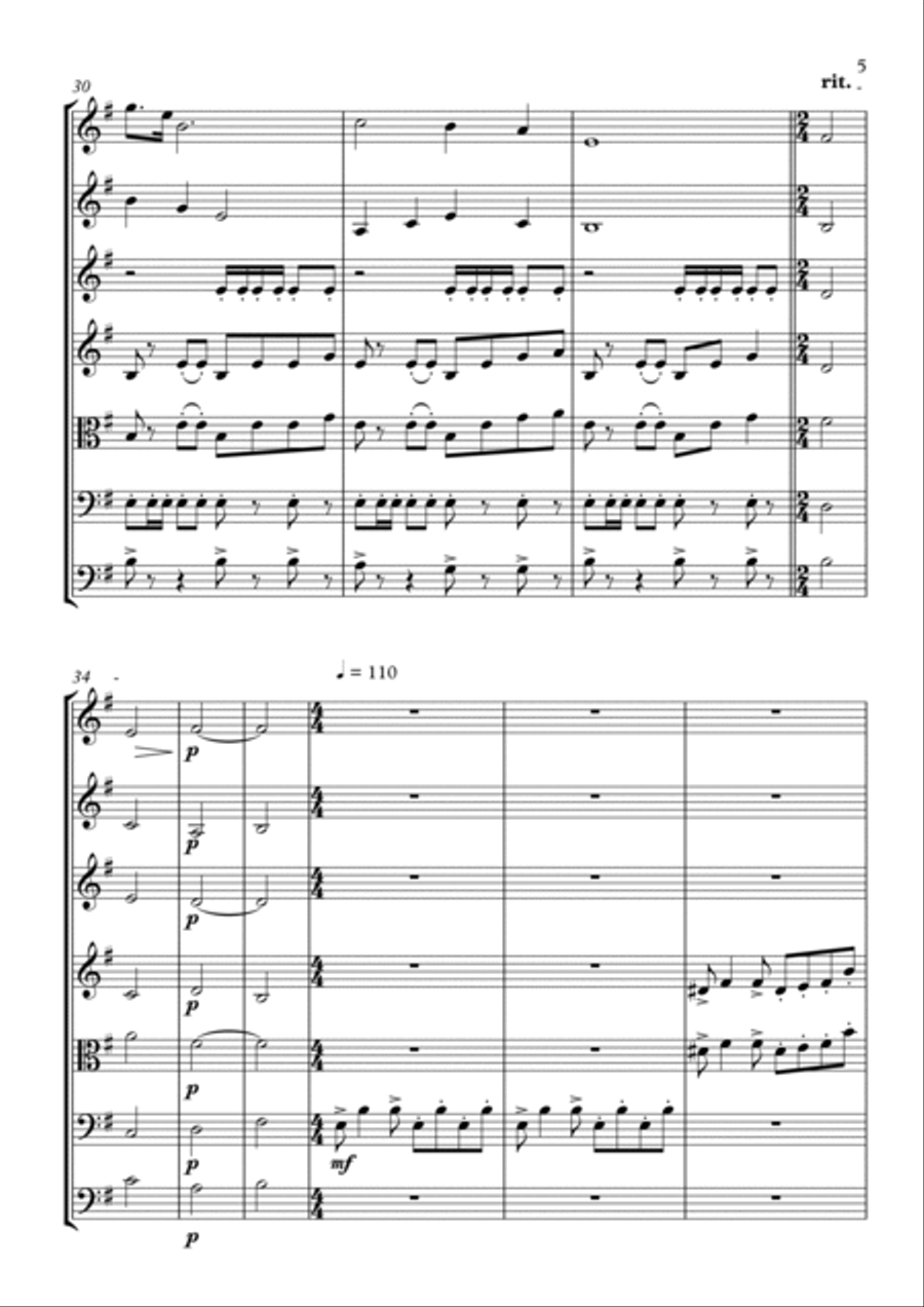 Alexander's Conquest Alexander's Conquest String Orchestra scores gallery preview page 5
