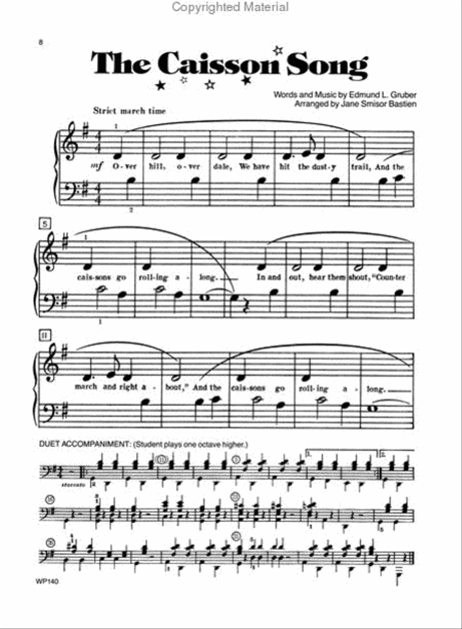 First Songs of My Country Piano Method scores gallery preview page 4