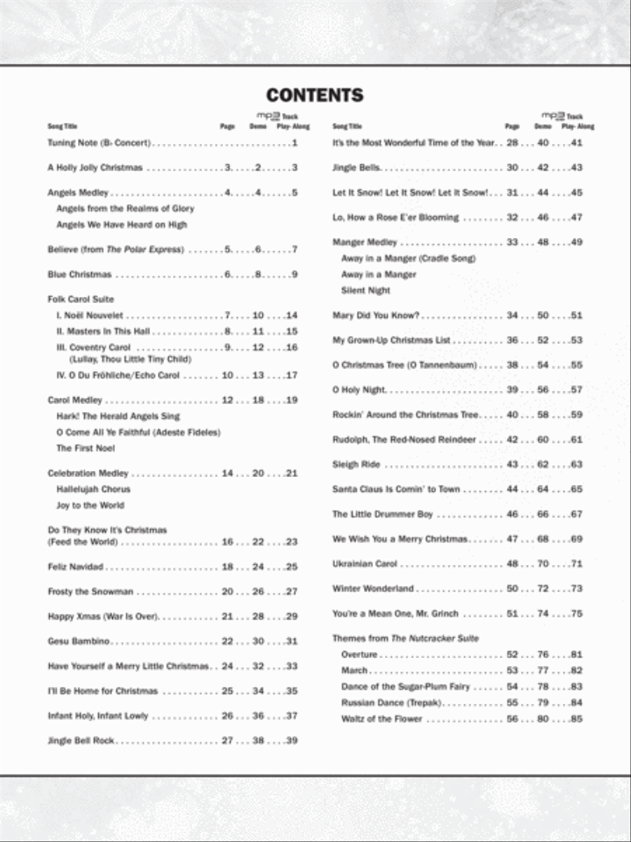 Ultimate Christmas Instrumental Solos Alto Saxophone scores gallery preview page 2