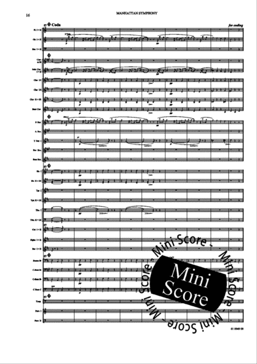 Manhattan Symphony Concert Band scores gallery preview page 20