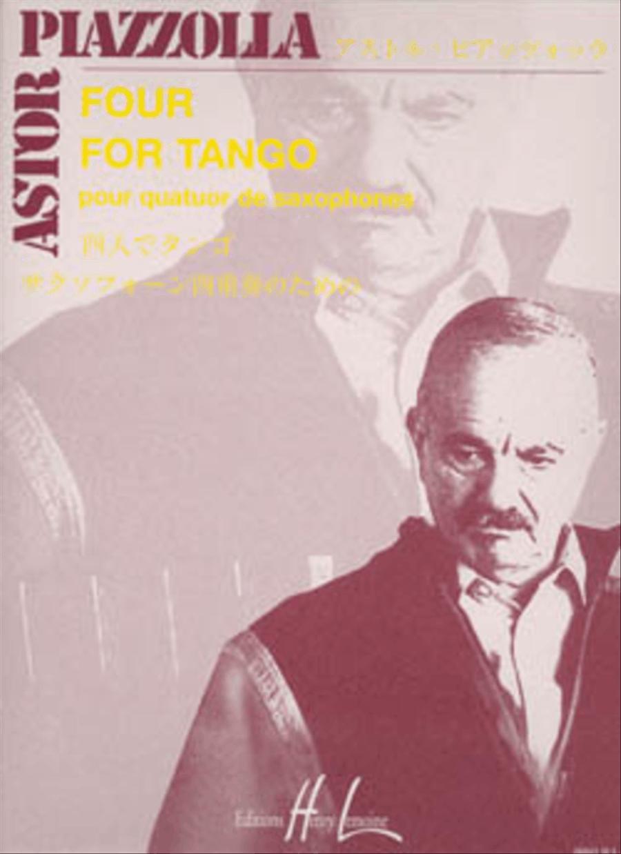 Four For Tango Saxophone Quartet scores gallery preview page 1