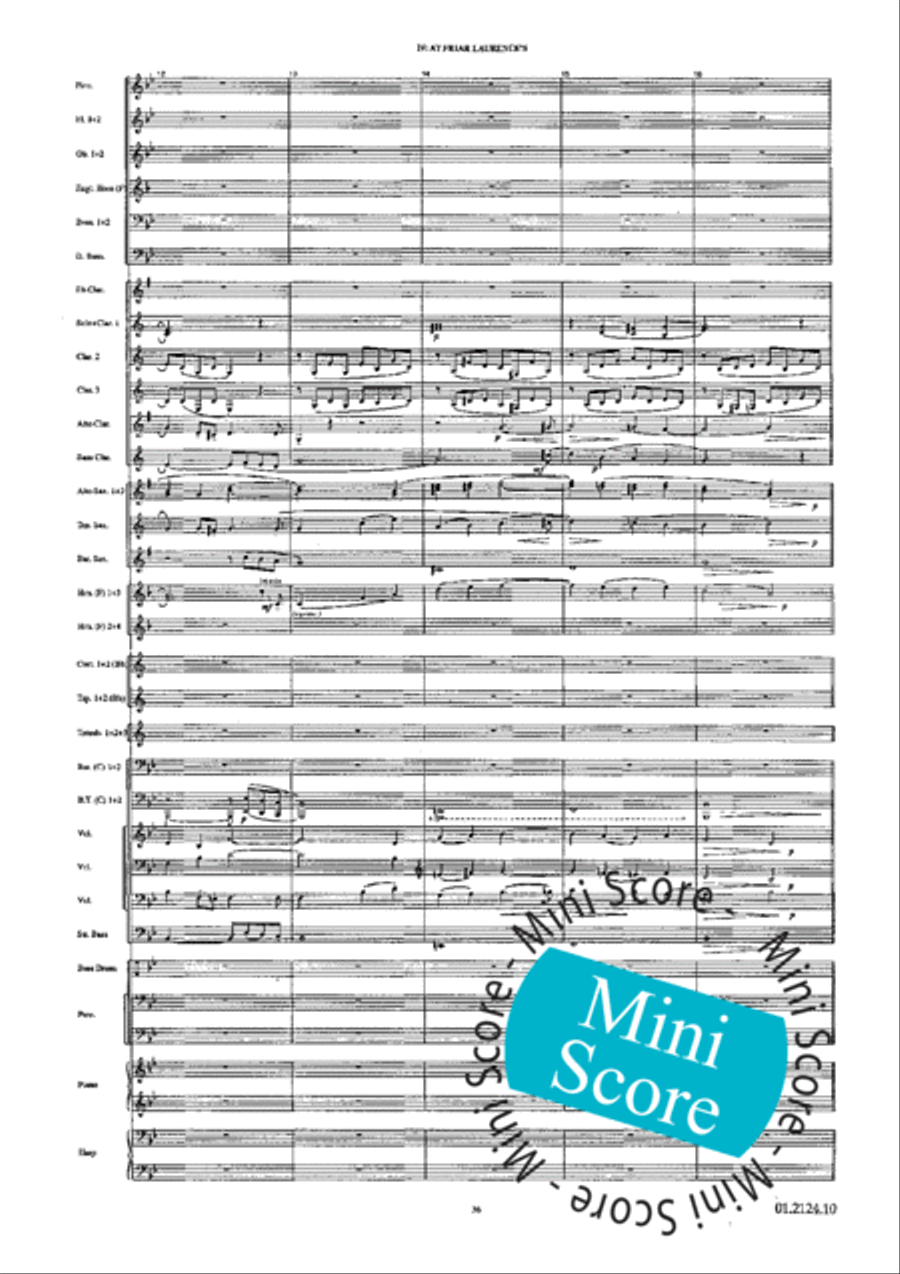 Romeo and Juliet Romeo and Juliet Concert Band scores gallery preview page 40