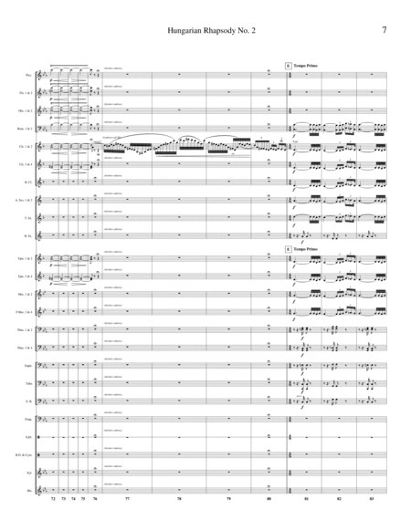 Hungarian Rhapsody No. 2 Transcribed for Concert Band image number null