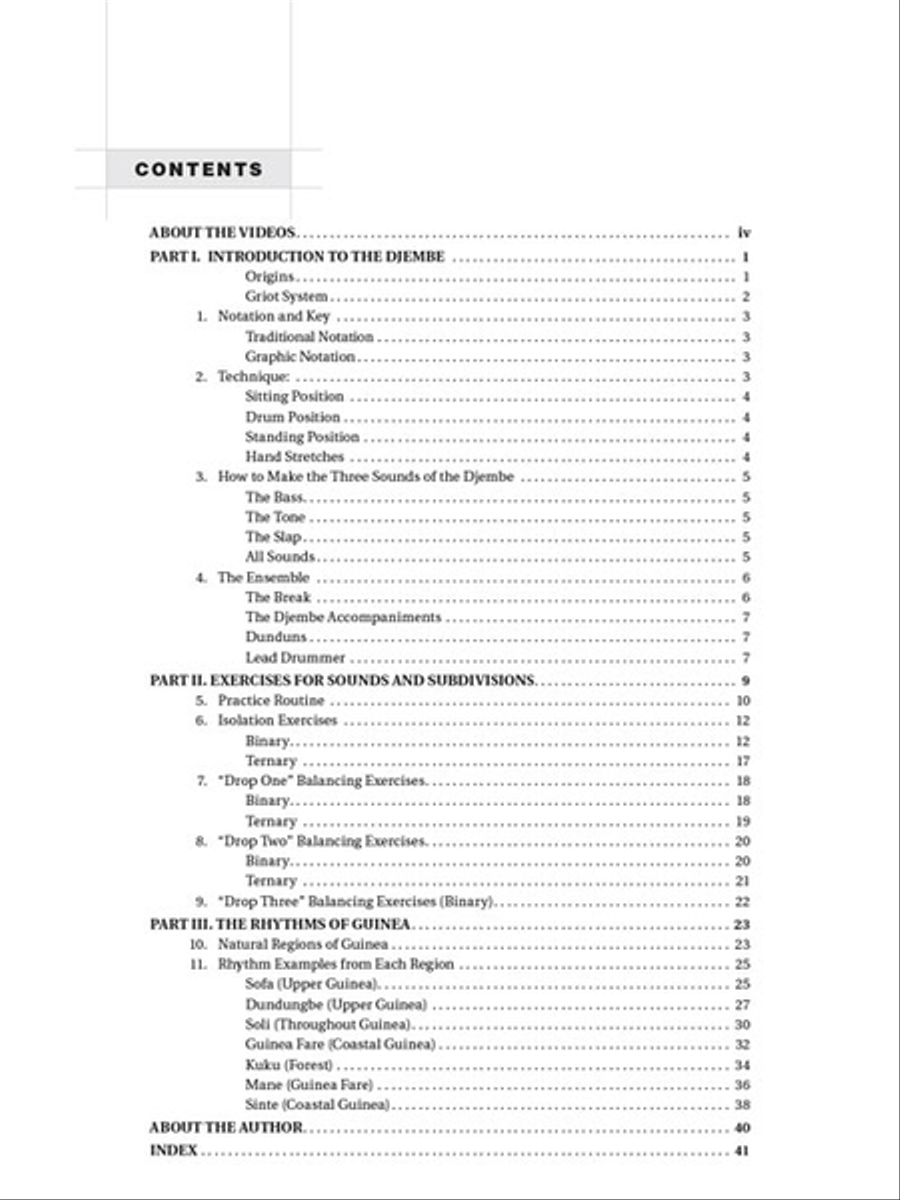 Beginning Djembe Collection / Songbook scores gallery preview page 2
