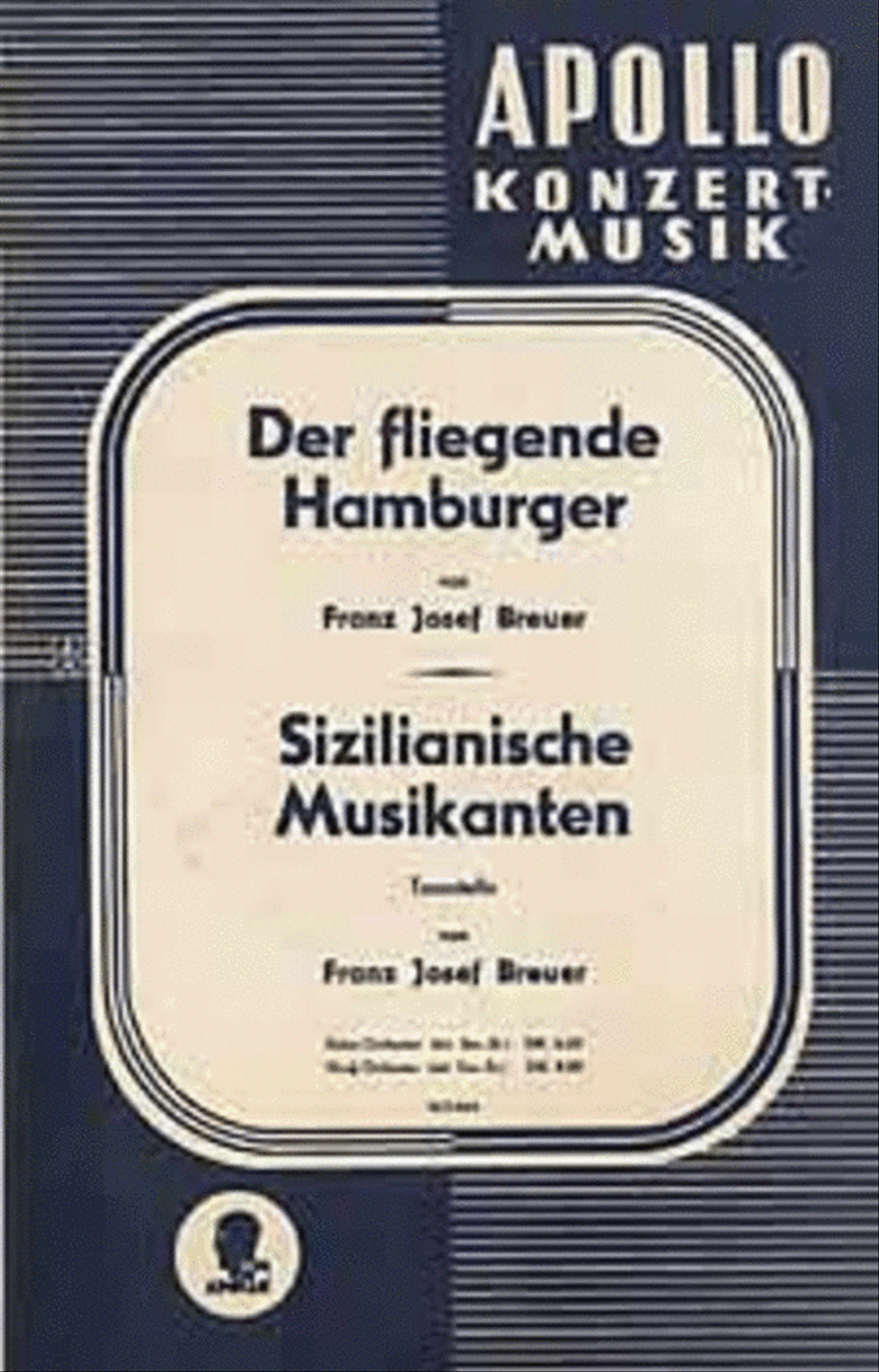Der fliegende Hamburger / Sizilianische Musikanten Orchestra scores gallery preview page 1