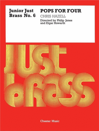 Book cover for Junior Just Brass 06 Pops For Four Sc/Pts