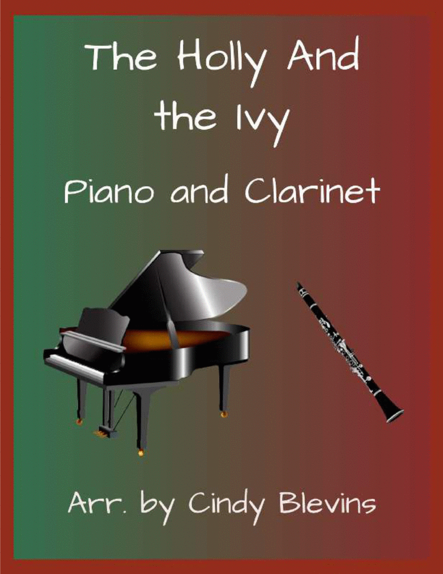 The Holly and the Ivy, for Piano and Clarinet B-Flat Clarinet scores gallery preview page 1
