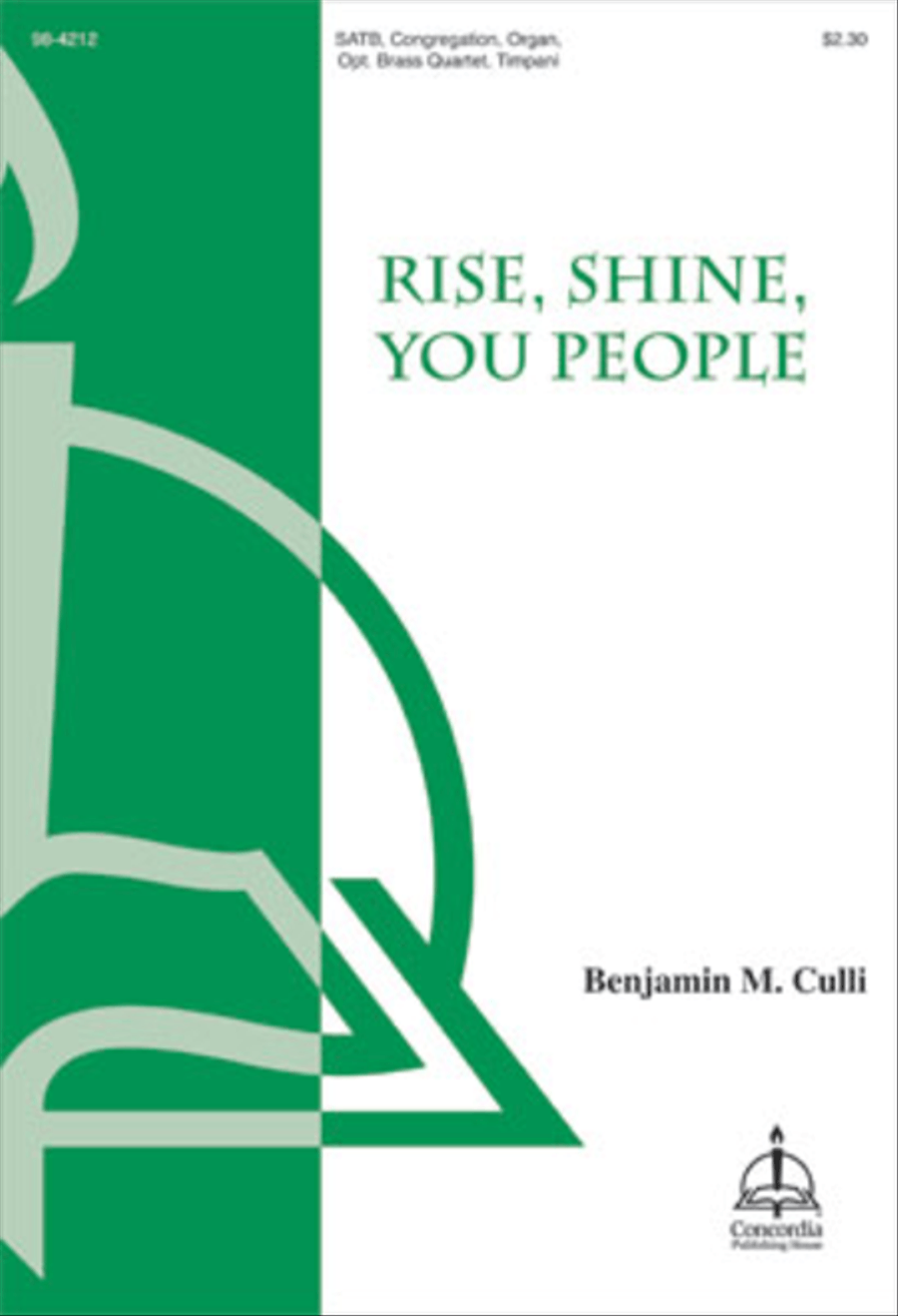 Rise, Shine, You People (Culli) 4-Part scores gallery preview page 1
