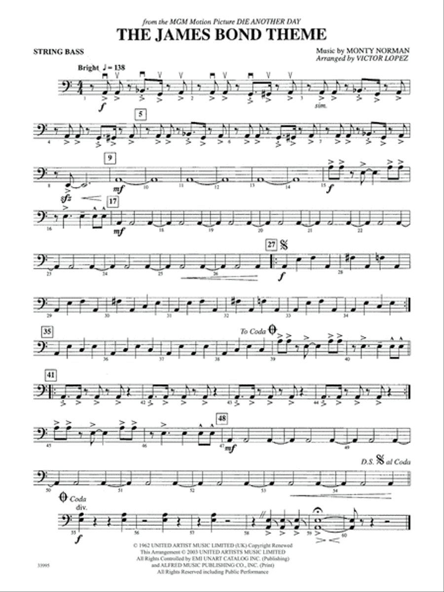 Great Movie Themes: String Bass String Orchestra scores gallery preview page 2