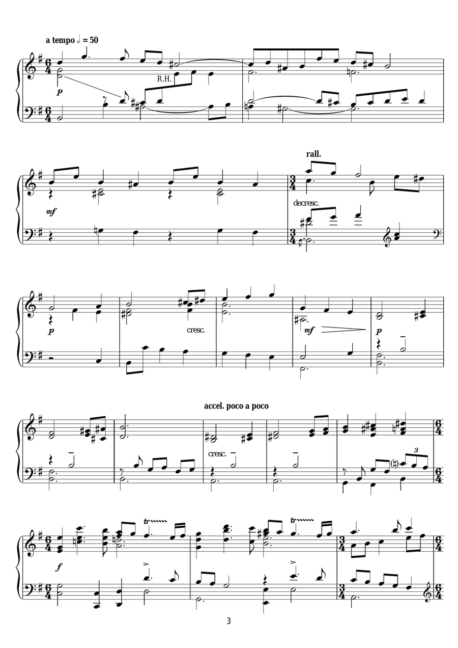 Camille (from Camille Claudel) Piano Solo scores gallery preview page 3