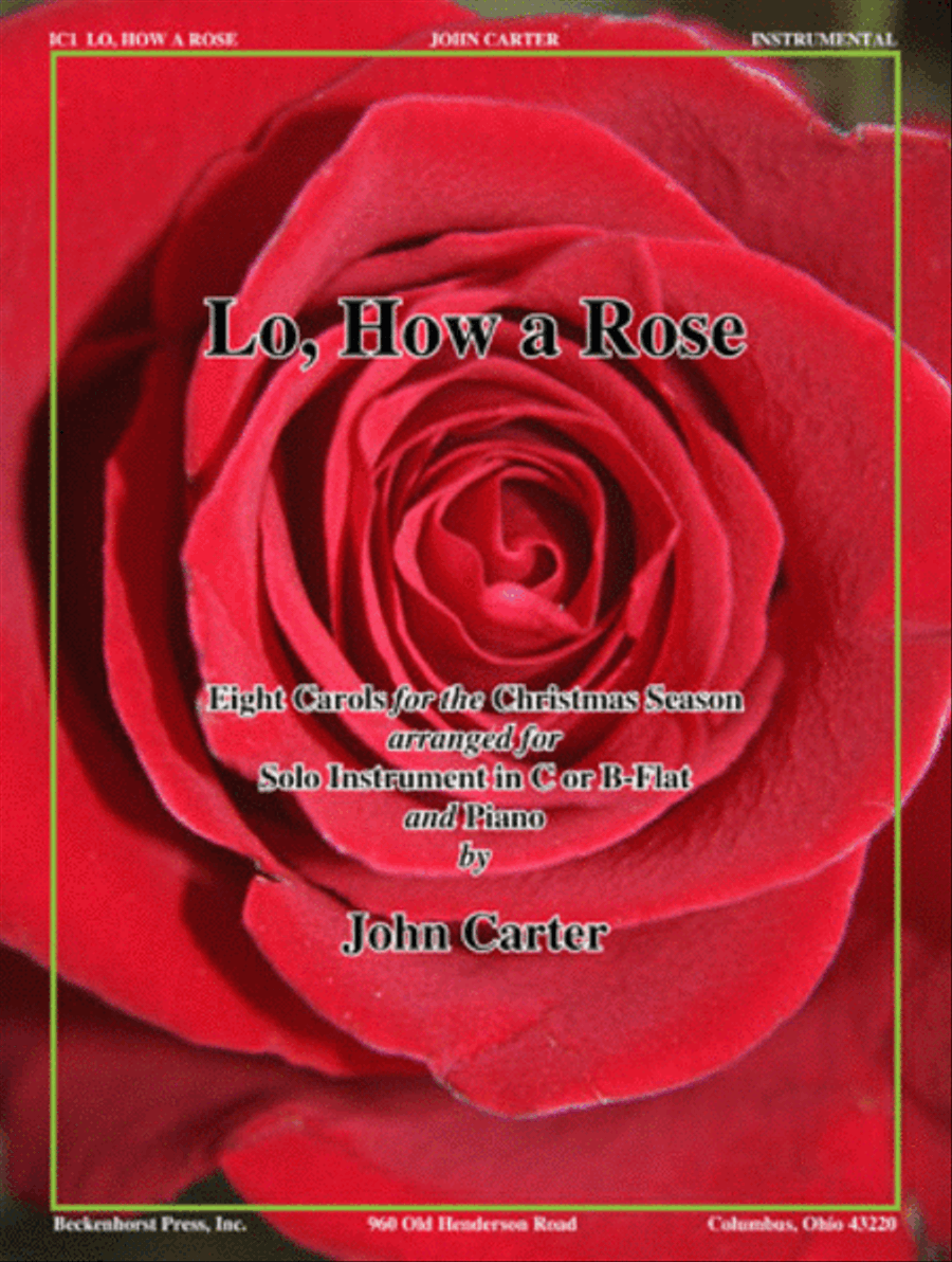 Lo, How a Rose - Instrumental Worship Christmas Collection / Songbook scores gallery preview page 1