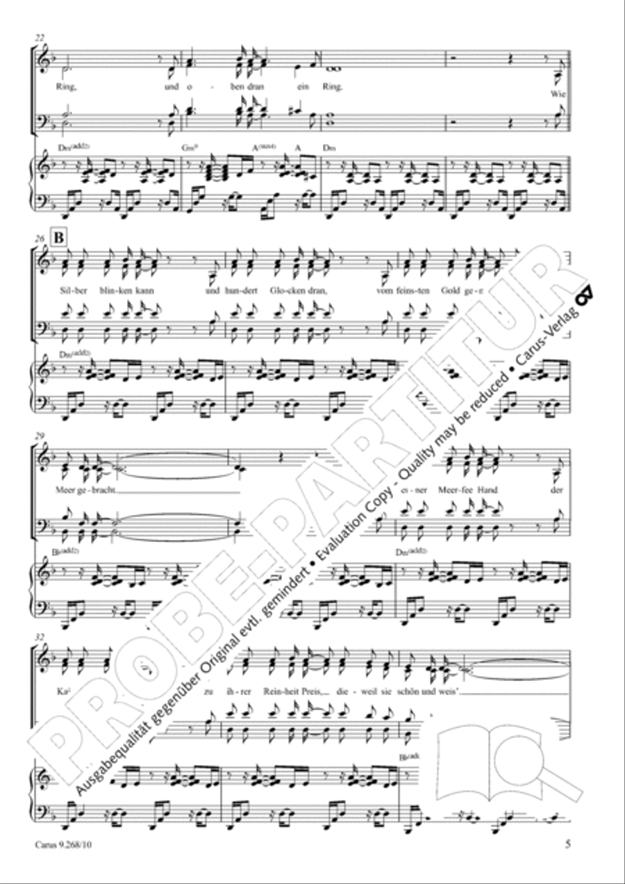 Das Wunderhorn 4-Part scores gallery preview page 5