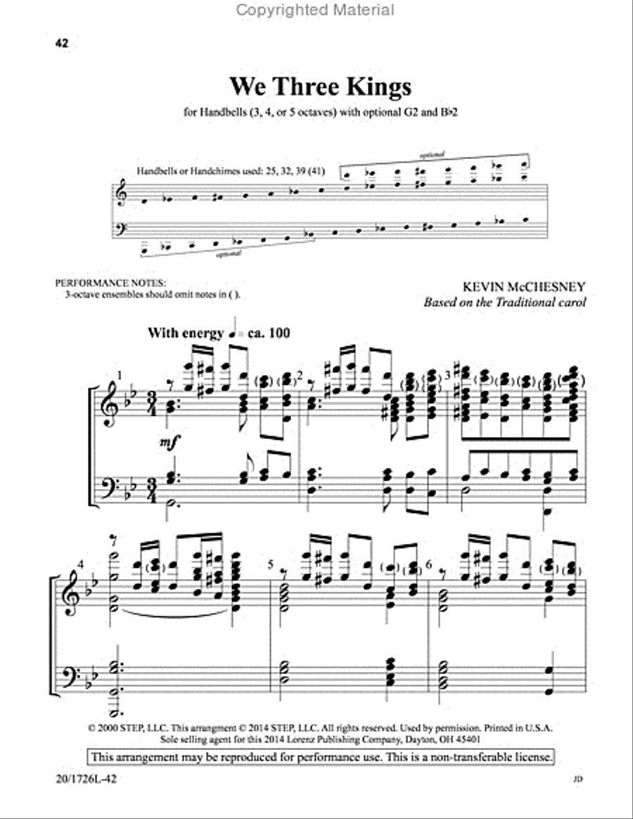 I Heard the Bells of Christmas 5-Octaves scores gallery preview page 14