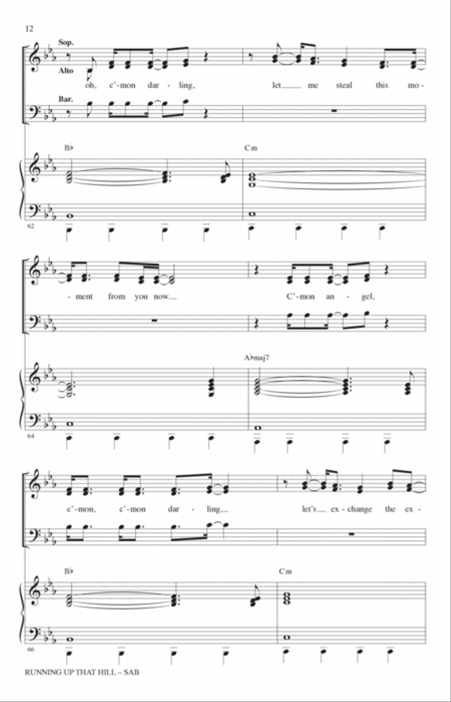 Running Up That Hill (arr. Roger Emerson) 3-Part scores gallery preview page 11