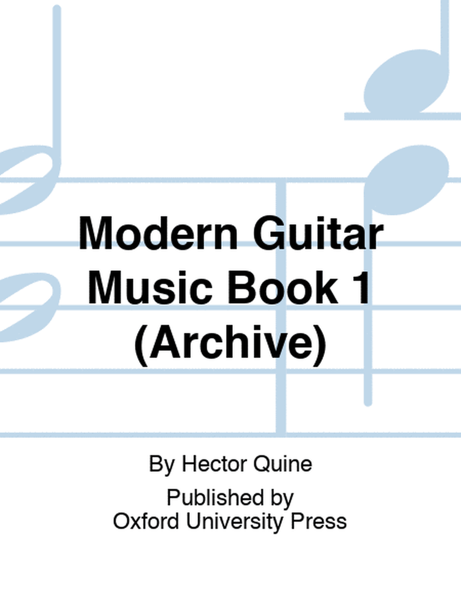 Modern Guitar Music Book 1 (Archive)