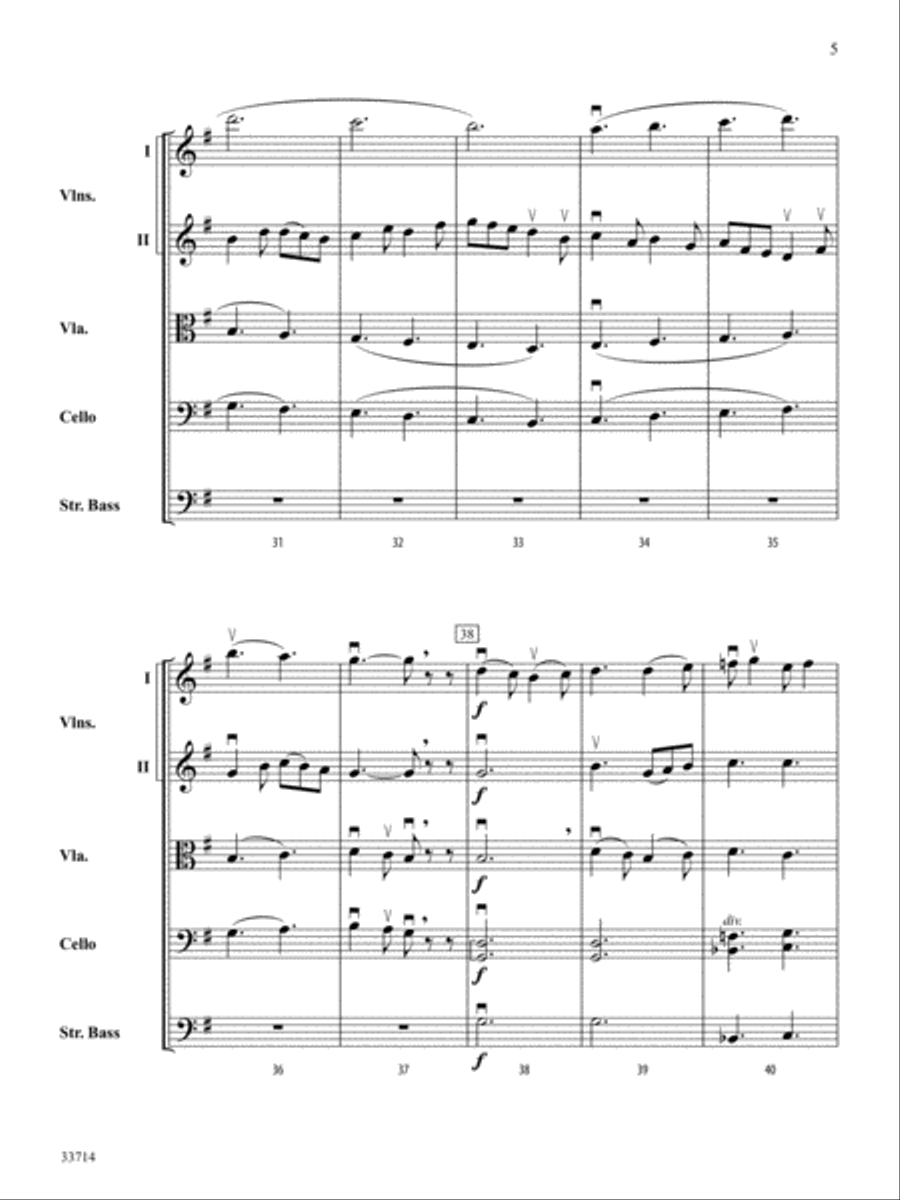 A Keltic Feast: Score A Keltic Feast: Score String Orchestra scores gallery preview page 5