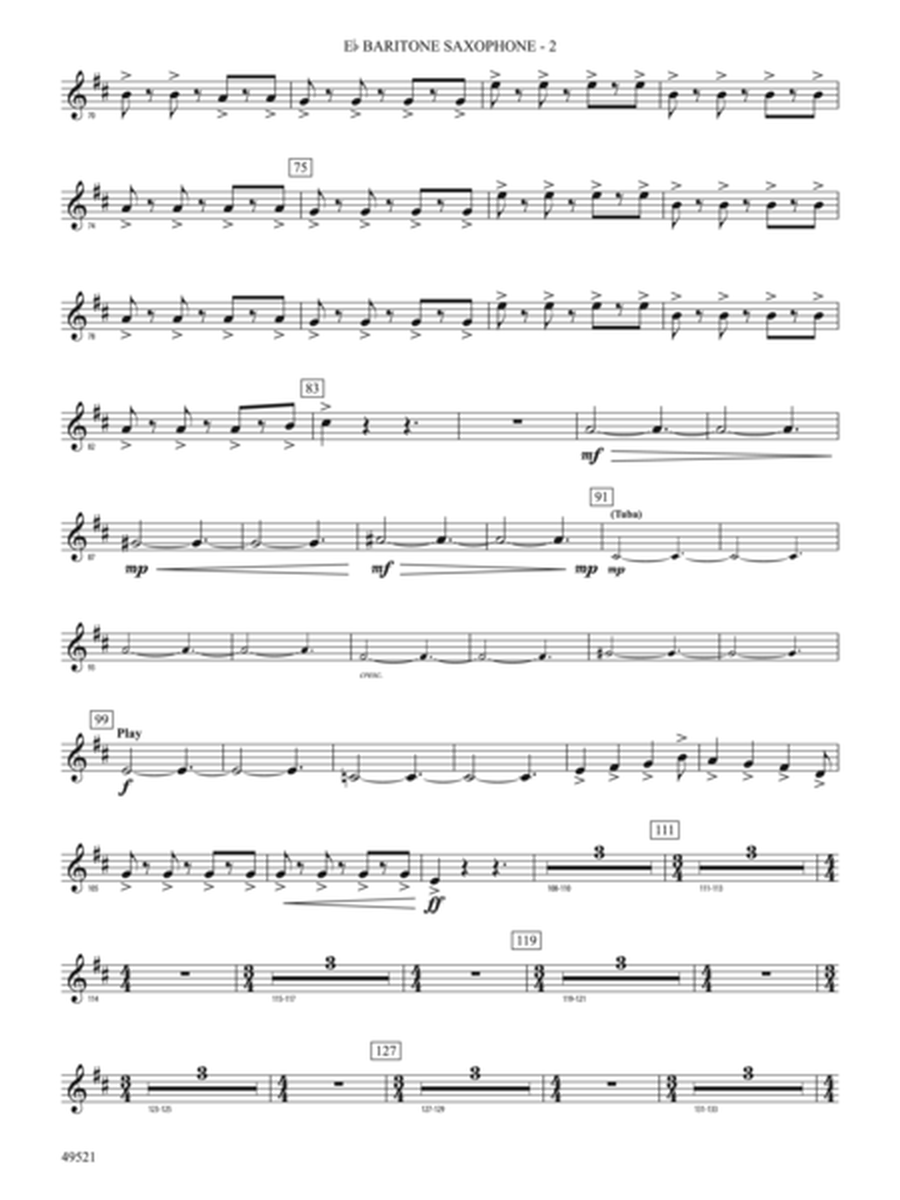 Spirit of the Dauntless: E-flat Baritone Saxophone