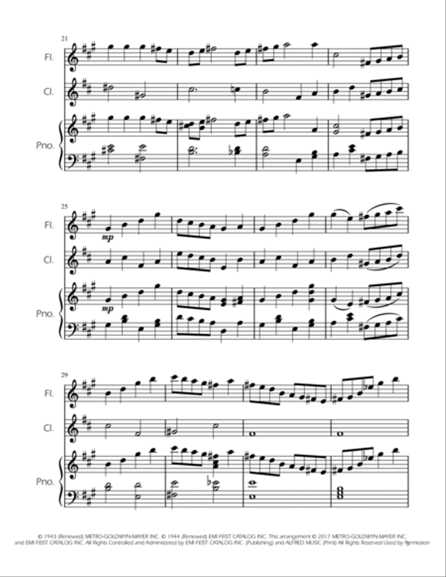 Have Yourself A Merry Little Christmas Woodwind Duet scores gallery preview page 3