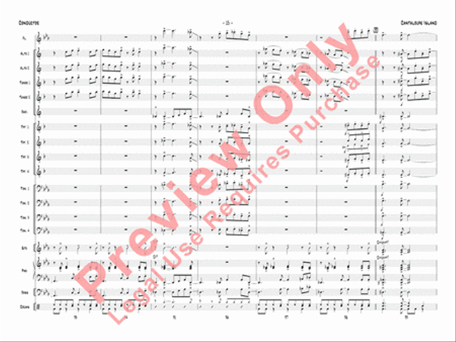 Cantaloupe Island Jazz Ensemble scores gallery preview page 18