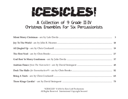 Icesicles - A Collection of 9 Christmas Ensembles image number null