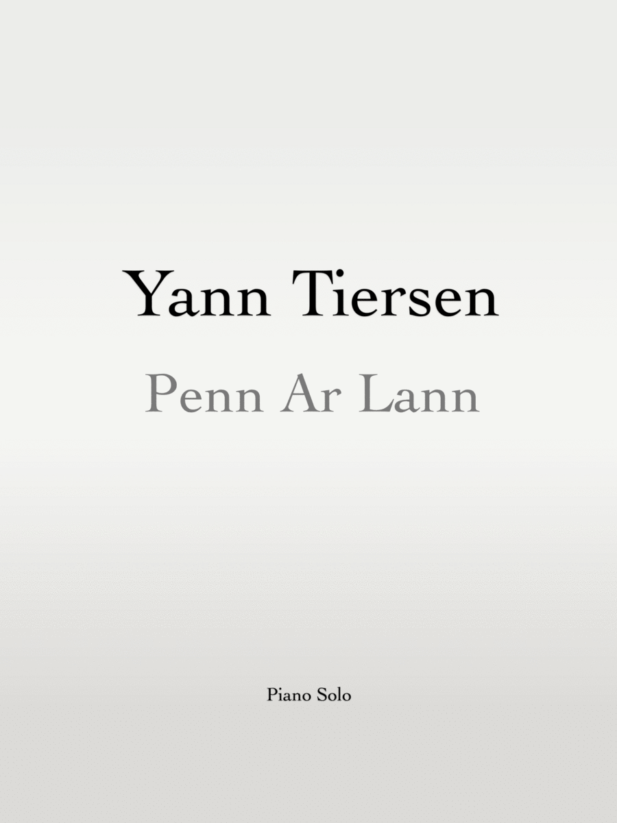 Penn Ar Lann Piano Solo scores gallery preview page 1