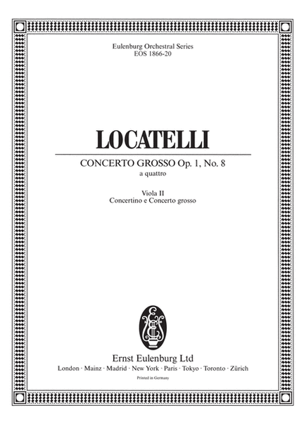 Concerto grosso "a quattro" in F minor Op. 1/8