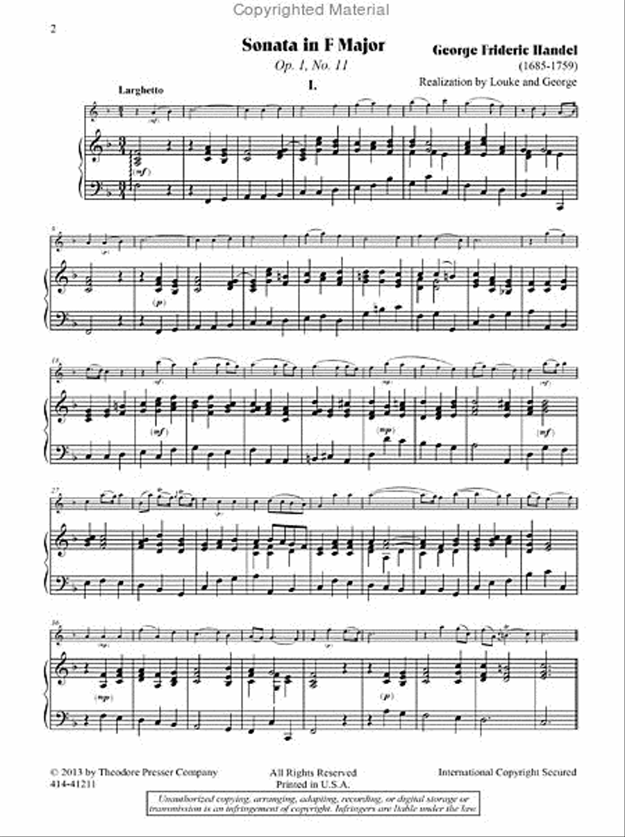 Flute 103: Piano Accompaniments Chamber Music scores gallery preview page 2