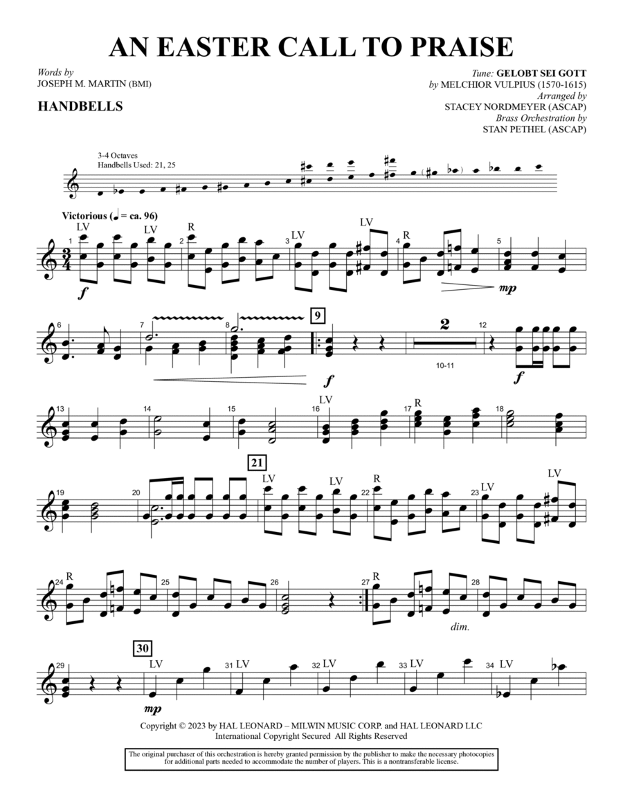 Easter shop handbell music