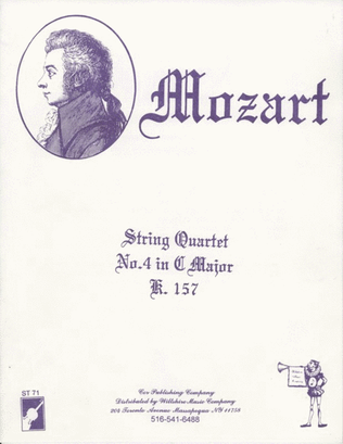 Book cover for String Quartet #4 in C Major