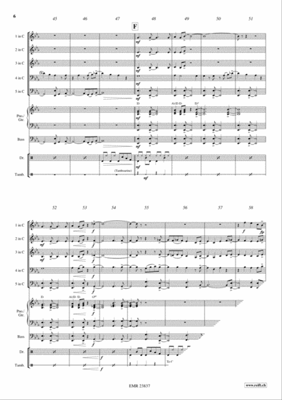 Birdland Birdland Brass Ensemble scores gallery preview page 6