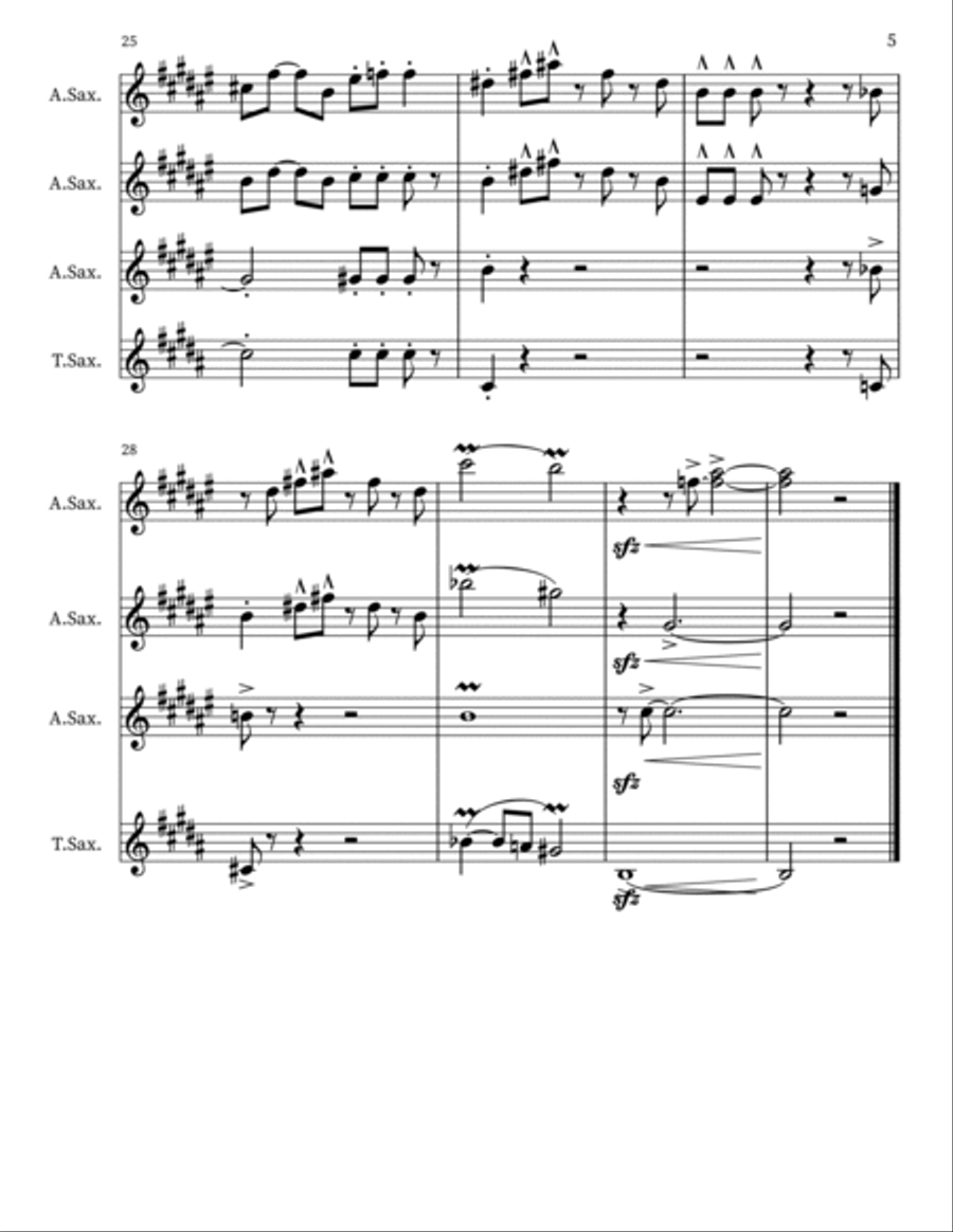 Mii Channel Theme Small Ensemble scores gallery preview page 5