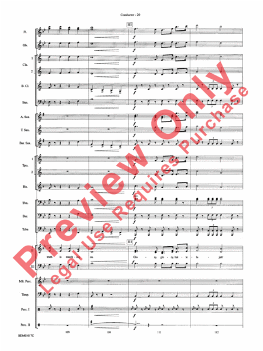 An American Celebration An American Celebration Concert Band scores gallery preview page 23