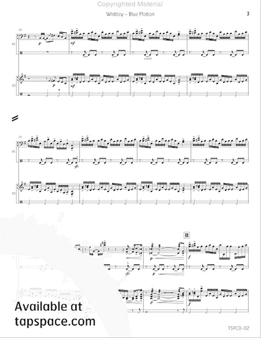 Blue Motion Double Bass scores gallery preview page 8