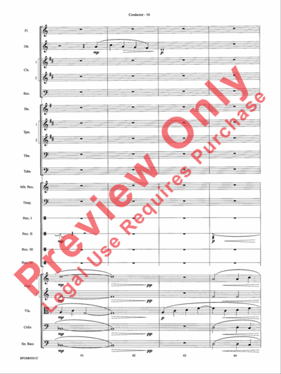 Dark Adventure Full Orchestra scores gallery preview page 19
