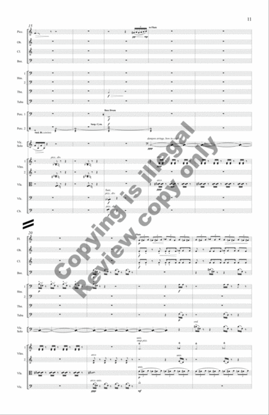 Legends of Kintamani (Additional Orchestra Score) Score scores gallery preview page 9