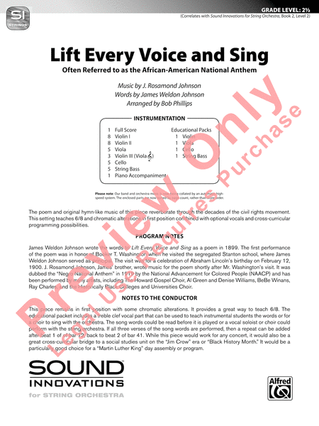 Lift Every Voice and Sing image number null