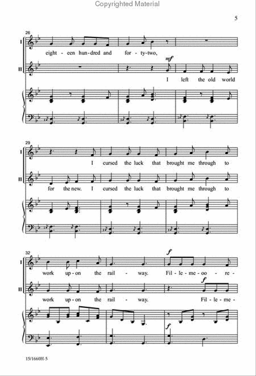 On the Railroad 3-Part scores gallery preview page 5
