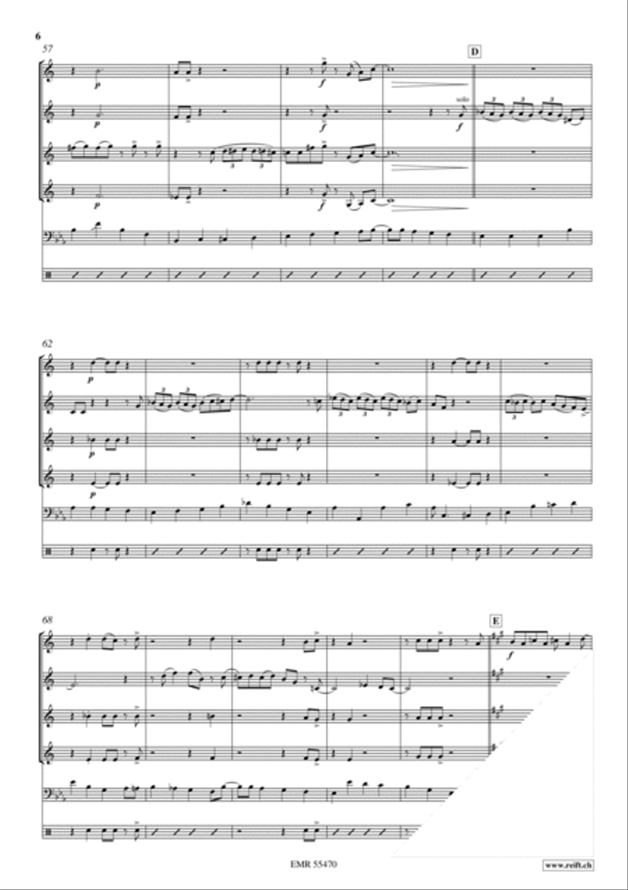 8 O' Clock Jump Horn scores gallery preview page 6