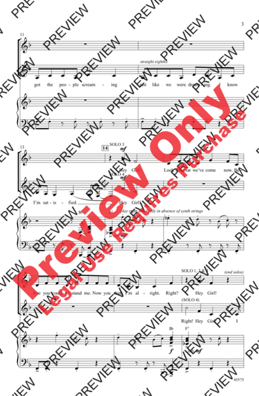 I Got You I Got You 3-Part scores gallery preview page 3
